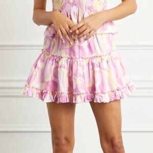 Hill House The Paz Skirt Pink Size Medium NWT